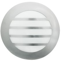 Circular Exterior Wall Light Satin Chrome - EXST035F
