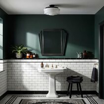 Elwood 12" Opal Gloss Batten Fix Patina - LOI3090472A