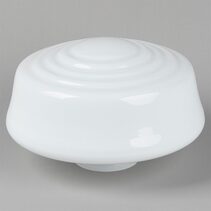 Moulins Glass Shade 4 1/4" Fitter Opal Gloss - LOI3090143
