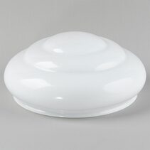 Art Nouveau 14" Glass Shade Opal Gloss - LOI3090319