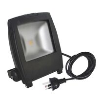 LED Floodlight 15 Watt Square Faced - Charcoal Black