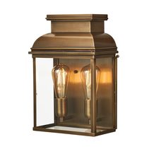 Old Bailey Large Wall Lantern Aged Brass - OLD-BAILEY-L-BR