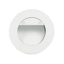 Recessed Round 3W LED Deflector Step Light White / Warm White - LRL133-WH