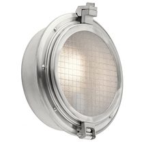 Clearpoint Outdoor Wall Light Brushed Aluminium - KL/CLEARPOINT