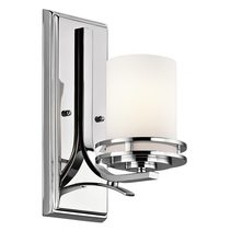 Hendrik 3.5W LED Single Bathroom Wall Light Polished Chrome / Warm White - KL/HENDRIK1/BATH