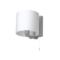 Small Pull Cord Switch Wall Light Satin Chrome - WL3361