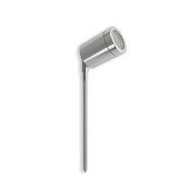 Outdoor 6W 12V DC Adjustable LED Spike Light Anodised Silver / Cool White - AT5101/AND/LED