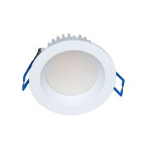Galaxy Round 10W Dimmable LED Downlight White Frame / Warm White LED - GAL01A