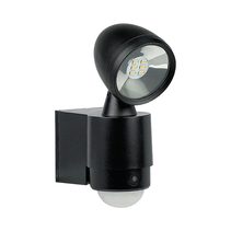 Security 5W LED Single Sensor Light Black / Warm White - KSL5-BL