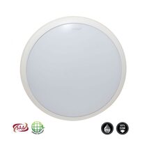 Lunar White 38W Dimmable LED Cool White Oyster Light - MLLO5038WD