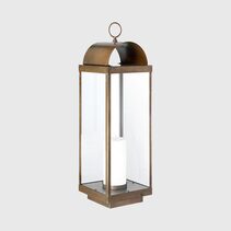 Lanterne Round Large Outdoor Floor Lamp Antique Brass IP65 - 265.02.OO