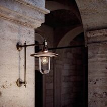 Ponte Outdoor Wall Light With Clear Glass IP44 - 250.26.ORT