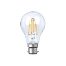 Filament Clear GLS LED 8W B22 Dimmable / Warm White - CF14DIM
