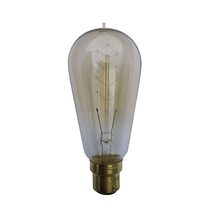 Carbon Fillament 25W B22 Dimmable ST57 - CLACFC25BC