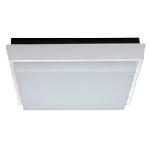 Tab 20 Watt Splashproof Dimmable Square LED Ceiling Light White / Warm White - 19554