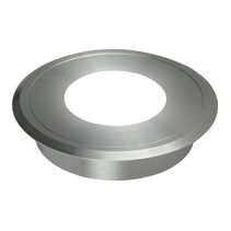 Plate Miniature 12V DC 0.6W LED Inground Light Stainless Steel / Warm White - 21307