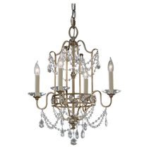 Gianna Duo Mount Chandelier Gilded Silver - FE-GIANNA4