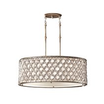 Lucia Pendant Chandelier Burnished Silver - FE-LUCIA-P-A