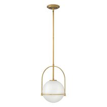 Somerset 1 Light 12" Pendant Heritage Brass - U/HK/3407HB