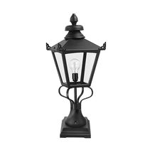 Grampian Pedestal Lantern Black - GN1-BLACK