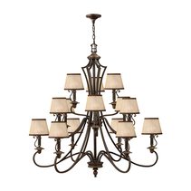 Plymouth 15 Light Chandelier Olde Bronze - HK-PLYMOUTH15