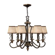 Plymouth 6 Light Chandelier Olde Bronze - HK-PLYMOUTH6