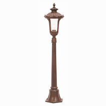 Chicago Small Lamp Post Rusty Bronze Patina - CC4-S