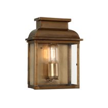 Old Bailey Wall Lantern Aged Brass - OLD-BAILEY-BR