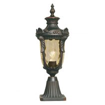 Philadelphia Medium Pedestal Lantern Old Bronze - PH3-M-OB