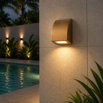 Sydney 12~24V AC / DC G4 Single Surface Mounted Step Light Solid Bronze