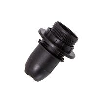 Lampholder 10mm Thread SES With Stopper Black - ACLH10MMSESEUROBK