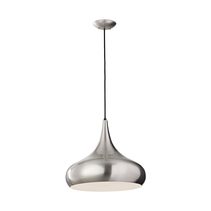 Beso Large Pendant Brushed Steel - FE/BESO/P/L BS