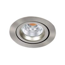 Gyro 7W Dimmable LED Downlight Brushed Chrome / Warm White - SG70221BS