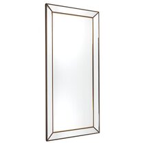 Zeta Floor Mirror Antique Gold - 40399