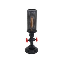 Decorative 1 Light Table Lamp Black - Veneto-T1