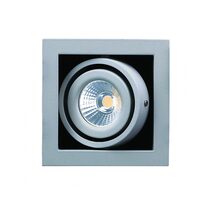 Single Frame 6W Dimmable LED Silver / Warm White - LDL-GIM1-SI