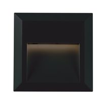 Prima 1W Square LED Step Light Black / Cool White - PRIMA EX.SQ-BK
