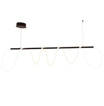 Squiggle 60W LED Dimmable Pendant Matt Black / Warm White - UP-SQUIGGLE-BLK