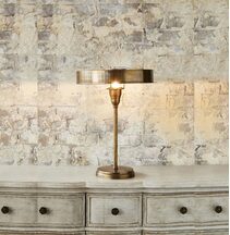 Bankstown Large Table Lamp Antique Brass - ELPIM51990AB