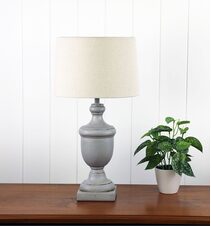 Stafford Complete Table Lamp Grey - OL98877