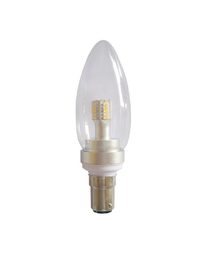 LED 4W Candle Clear B15 3000K - CAN4