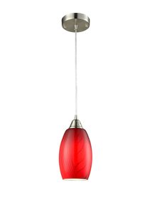 Glass Modern Pendant Red - Glaze1