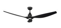 Concorde-II 58" DC Ceiling Fan With 12W LED Black / Cool White - 20067/06 + 20071/06