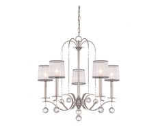 Whitney 5 Light Chandelier Imperial Silver - QZ/WHITNEY5