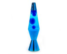 Blue/Blue/Blue Lava Metalic Motion Lamp - LP-MB22