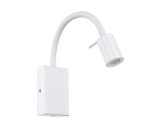 Tazzoli 3.5W LED Switched Flexible Reading Wall Light with USB White / Warm White - 96566