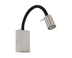 Tazzoli 3.5W LED Switched Flexible Reading Wall Light with USB Satin Nickel / Warm White - 96567