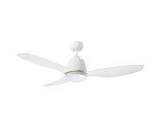 Elite 48" AC Ceiling Fan With 20W Dimmable LED White / Tri-Colour - MEF1333WW