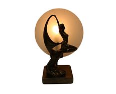 Contemporary Dancing Lady Art Deco Table Lamp - N043