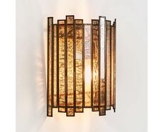 Monroe 1 Light Tiffany Half Round Wall Lamp - ELJE13801